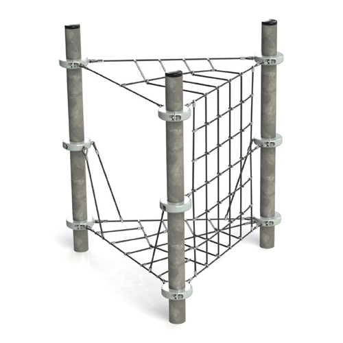 Filet D'escalade Enfants 1x1m - Maille 8cm, Corde 6mm - Pour Aire De Jeux, Jardin, Intérieur - Supporte 500kg